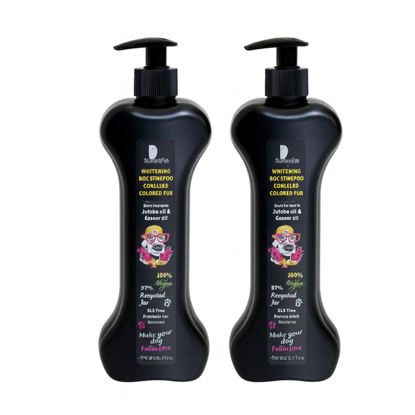 1+1 SchwartzPet Gaivinantis, Šviesinantis Šunų Kailį bei Naikinantis Rudas Dėmes Šampūnas, 500 ml